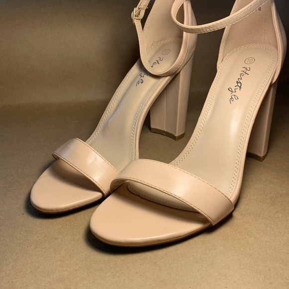 Herstyle Rosemmina Womens Open Toe Ankle Strap Chunky Block Heel Sandals 10M - Picture 7 of 7